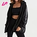 black windproof jacket